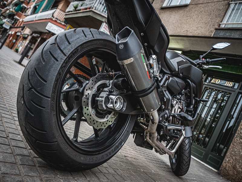 GPR / ジーピーアール Original For Yamaha Xsr 700 2016/20 E4 Homologated Full Exhaust Catalized Gp Evo4 Poppy | E4.Y.191.CAT.GPAN.PO