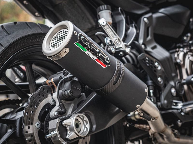 GPR / ジーピーアール Original For Yamaha Xsr 700 2016/20 E4 Homologated Full Exhaust Catalized M3 Black Titanium | E4.Y.191.CAT.M3.BT