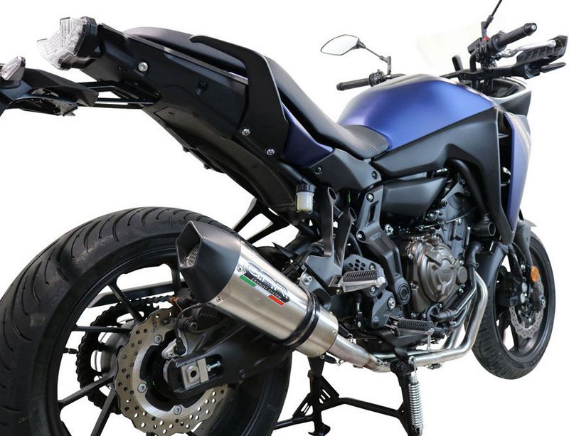 GPR / ジーピーアール Original For Yamaha Tracer 700 2017/20 E4 Homologated Full Exhaust Catalized Gp Evo4 Titanium | E4.Y.198.CAT.GPAN.TO