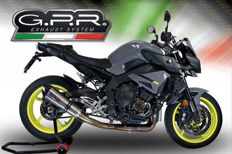 GPR / ジーピーアール Original For Yamaha Mt-10 / Fj-10 2016/20 E4 Homologated Full Exhaust Catalized Gp Evo4 Titanium | E4.Y.204.CAT.GPAN.TO