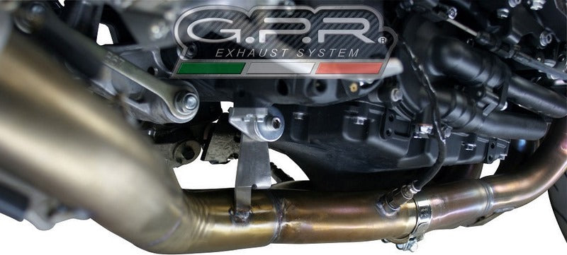 GPR / ジーピーアール Original For Yamaha Mt-10 / Fj-10 2016/20 E4 Homologated Slip-On Catalized M3 Titanium Natural | E4.Y.204.CAT.M3.TN