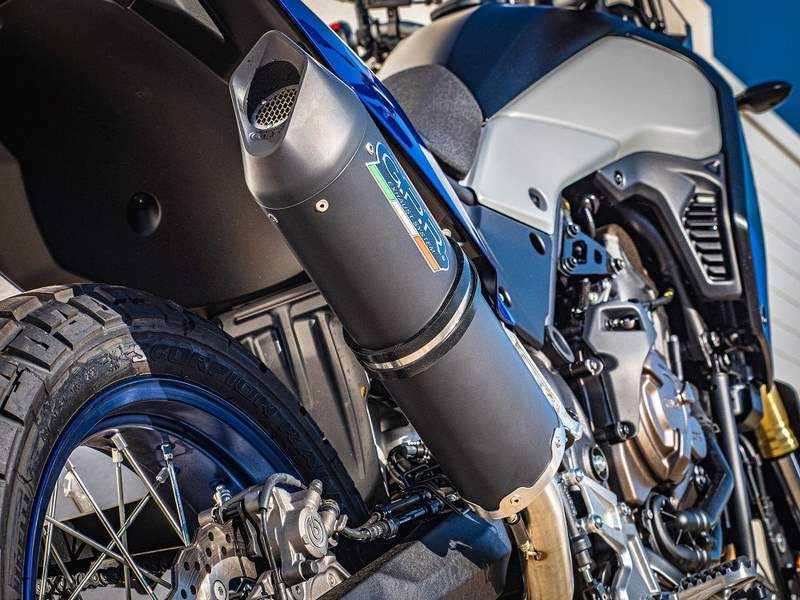GPR / ジーピーアール Original For Yamaha Tenere 700 2019/20 E4 Homologated スリッポンエキゾースト Furore Evo4 Nero | E4.Y.208.FNE4