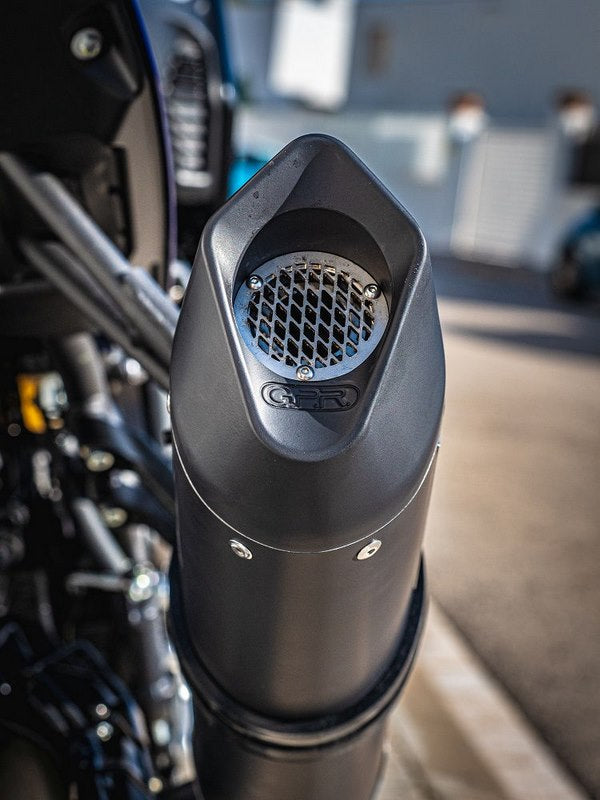 GPR / ジーピーアール Original For Yamaha Tenere 700 2019/20 E4 Homologated スリッポンエキゾースト Furore Evo4 Nero | E4.Y.208.FNE4