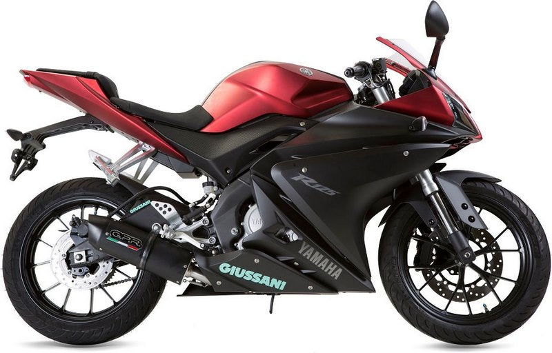 GPR / ジーピーアール Original For Yamaha Yzf-R 125 I.E. 2017/2019 E4 Homologated Full Exhaust Catalized Furore Evo4 Nero | E4.Y.210.CAT.FNE4