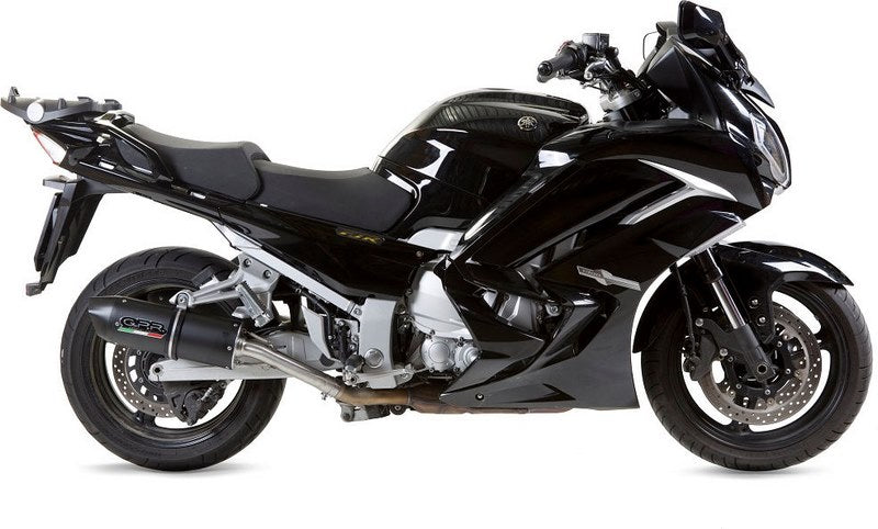 GPR / ジーピーアール Original For Yamaha Fjr 1300 2017/20 E4 Pair Homologated スリッポンエキゾースト Catalized Furore Evo4 Nero | E4.Y.214.CAT.FUNE