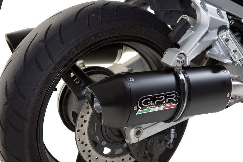 GPR / ジーピーアール Original For Yamaha Fjr 1300 2017/20 E4 Pair Homologated スリッポンエキゾースト Furore Evo4 Nero | E4.Y.214.FUNE