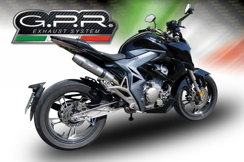 GPR / ジーピーアール Original For Zontes Zt 310 X / T 2018/20 E4 Homologated Full Exhaust Catalized Deeptone Inox | E4.Z.2.CAT.DE
