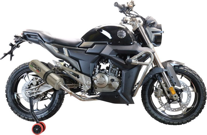 GPR / ジーピーアール Original For Zontes Zt 125 G1 - U1 2020/21 E5 Homologated Full Catalized M3 Inox | E4.Z.4.CAT.M3.INOX