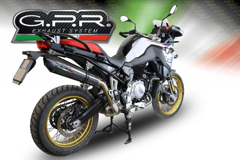 GPR / ジーピーアール Original For Bmw F 850 Gs - Adventure 2021/22 E5 Homologated スリッポンエキゾースト Gp Evo4 Poppy | E5.BM.94.GPAN.PO