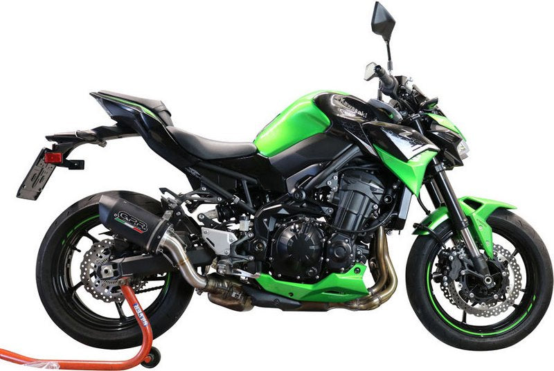 GPR / ジーピーアール Original For Kawasaki Z 900 2021/22 E5 Homologated スリッポンエキゾースト Furore Evo4 Nero | E5.K.176.FNE4