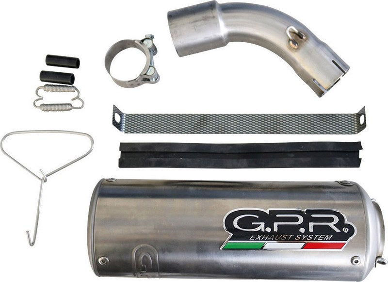 GPR / ジーピーアール Original For Ktm Adventure 390 2021 E5 Homologated スリッポンエキゾースト M3 Inox | E5.KT.99.M3.INOX