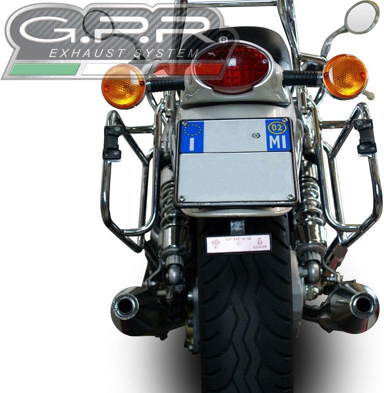 GPR / ジーピーアール Original For Moto Guzzi California 1100 2003/05 Pair Homologated スリッポンエキゾースト Vintacone | GU.58.03.VIC
