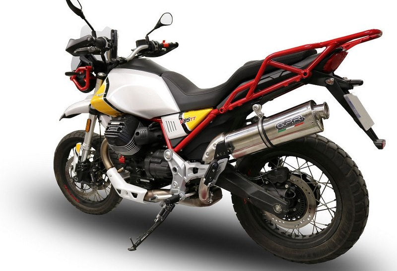 GPR / ジーピーアール Original For Moto Guzzi V85 Tt 2019/20 E4 Homologated スリッポンエキゾースト Trioval | GU.61.TRI