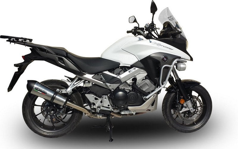GPR / ジーピーアール Original For Honda Vfr 800 X 2015/16 E3 Homologated スリッポンエキゾースト Gpe Ann.Titanium | H.241.1.GPAN.TO