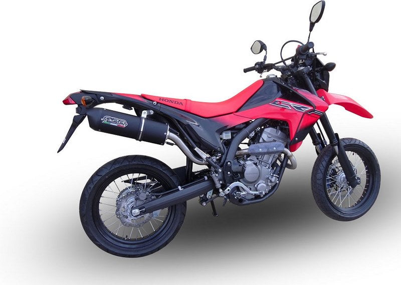 GPR / ジーピーアール Original For Honda Crf 250 M 2013/16 Homologated スリッポンエキゾースト Furore Nero | H.251.FUNE
