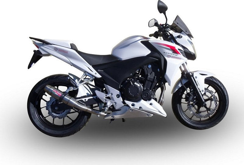 GPR / ジーピーアール Original For Honda Cb 500 F 2019/20 E4 Homologated スリッポンエキゾースト Deeptone Inox | H.253.DE