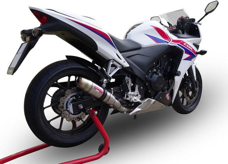 GPR / ジーピーアール Original For Honda Cbr 500 R 2019/20 E4 Homologated スリッポンエキゾースト Deeptone Inox | H.254.DE