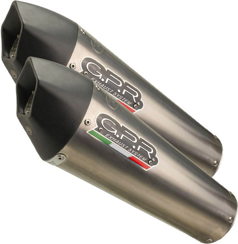 GPR / ジーピーアール Original For Kawasaki Z 1000 Sx 2017/19 E4 Pair Homologated スリッポンエキゾースト Gp Evo4 Titanium | K.158.E4.GPAN.TO