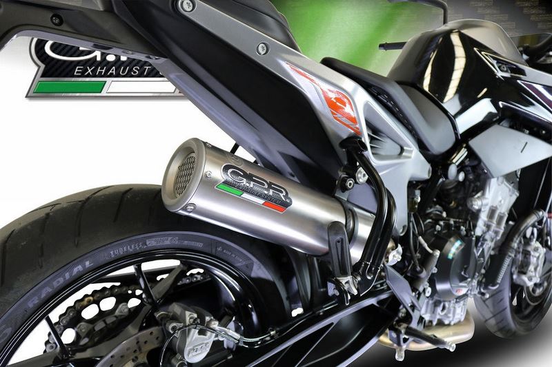 GPR / ジーピーアール Original For Ktm Duke 790 2017/20 E4 レーシング スリッポンエキゾースト M3 Inox | KT.94.RACE.M3.INOX