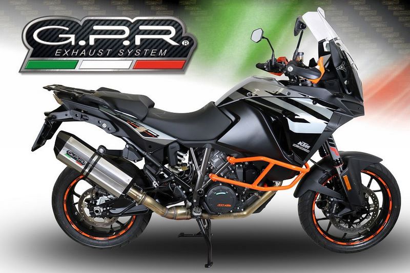 GPR / ジーピーアール Original For Ktm Lc 8 1290 Super Adv 2015/16 E3 Homologated スリッポンエキゾースト Sonic Titanium | KTM.55.1.SOTIT