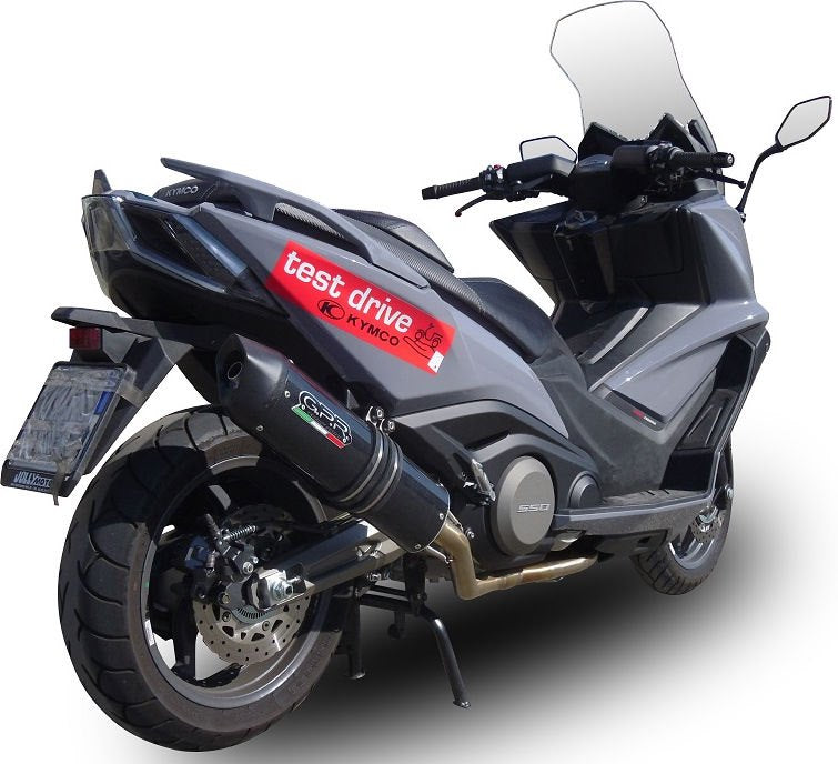 GPR / ジーピーアール Original For Kymco Ak 550 2017/20 E4 レーシング フルシステム Furore Nero | KYM.7.RACE.FUNE