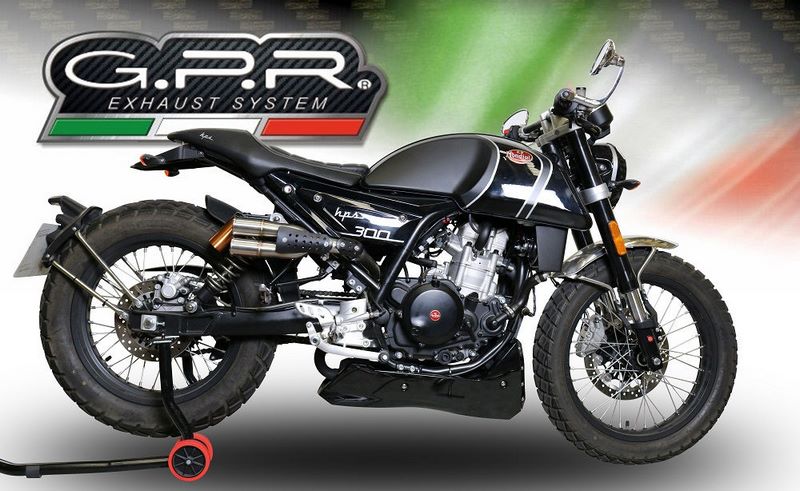 GPR / ジーピーアール Original For F.B. Mondial Hps 300 2018/20 E4 Homologated スリッポンエキゾースト F205 | MD.4.DUP