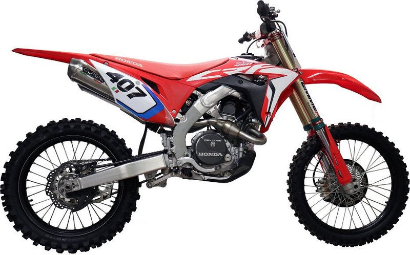 GPR / ジーピーアール Original For Honda Crf 450 R 2020 Mx Fim Competition Full Exhaust Pentacross Inox | PNT.MX.1.IO
