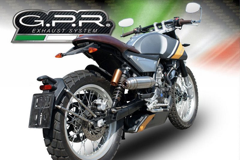 GPR / ジーピーアール Original For Rieju Century 125 2018/20 E4 レーシング Full Exhaust Deeptone Inox | RJ.3.RACE.DE