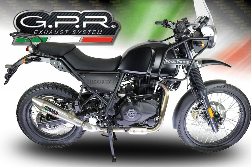 GPR / ジーピーアール Original For Royal E. Continental Gt 535 2014/16 Homologated スリッポンエキゾースト Catalized Vintacone | ROY.1.VIC