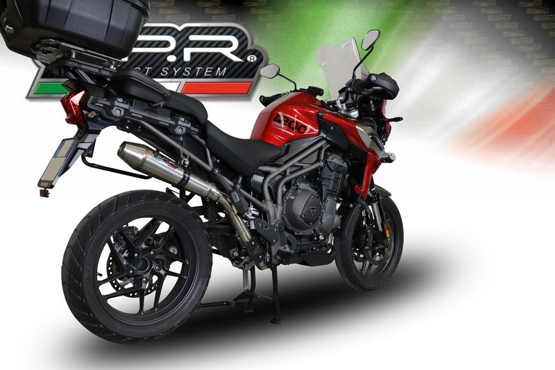GPR / ジーピーアール Original For Triumph Tiger 1200 Explorer 2011/16 E3 Homologated スリッポンエキゾースト Mx-Cone | T.91.MX-CONE