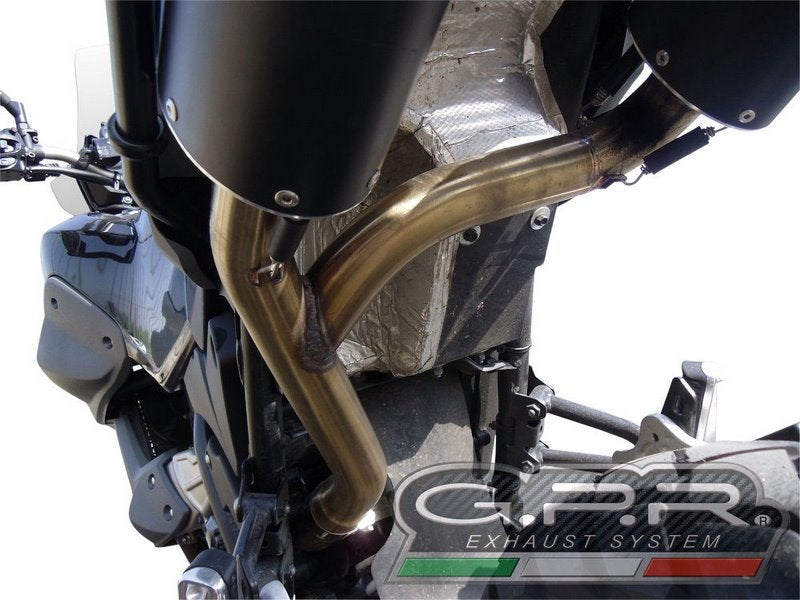 GPR / ジーピーアール Original For Yamaha Xt 660 Z Tenere 2008/16 Pair Homologated スリッポンエキゾースト Catalized Satinox | Y.130.SAT