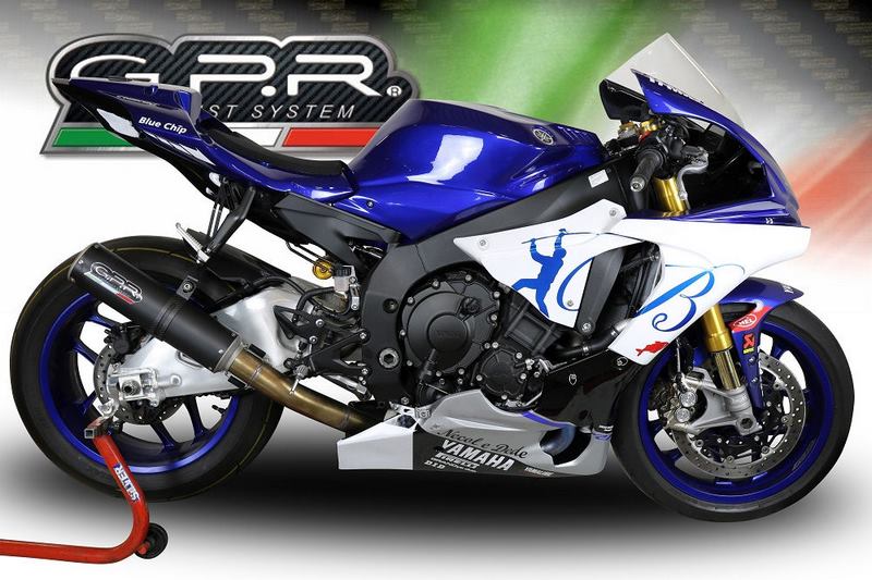 GPR / ジーピーアール Original For Yamaha Yzf R1/R1-M 2017/20 E4 レーシング スリッポンエキゾースト M3 Black Titanium | Y.200.RACE.M3.BT