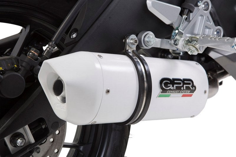 GPR / ジーピーアール Original For Yamaha Mt 125 2017/19 E4 Homologated スリッポンエキゾースト Catalized Albus Evo4 | Y.205.CAT.ALB