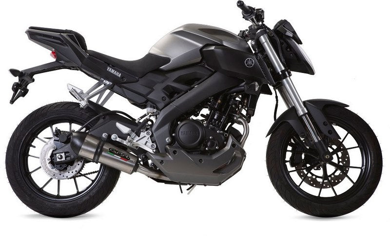 GPR / ジーピーアール Original For Yamaha Mt 125 2017/19 E4 Homologated Full Exhaust Catalized Gp Evo4 Titanium | Y.206.CAT.GPAN.TO