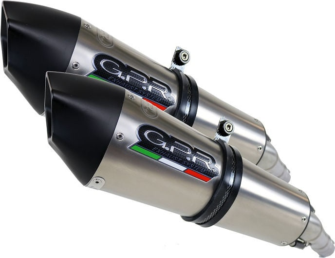 GPR / ジーピーアール Original For Yamaha Xt 660 X-R 2004/14 Pair Homologated Slip-On Catalized Gpe Ann.Titanium | Y.76.CAT.GPAN.TO