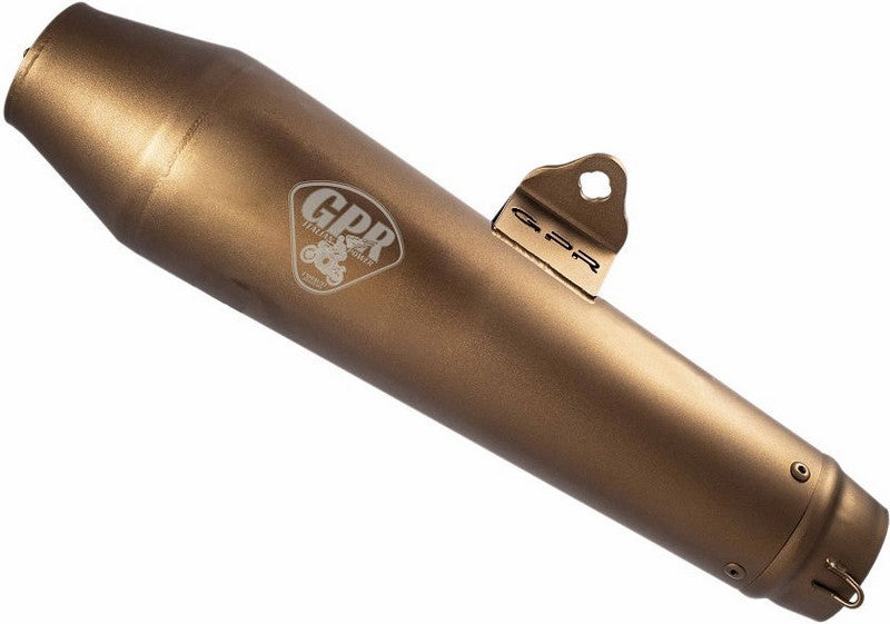 GPR / ジーピーアール Exhaust System Bmw K 1100 Lt 1992/1999 Universal Homologated silencer without link pipeUltracone Bronze Cafè Racer | CAFE.10.ULTBRZ
