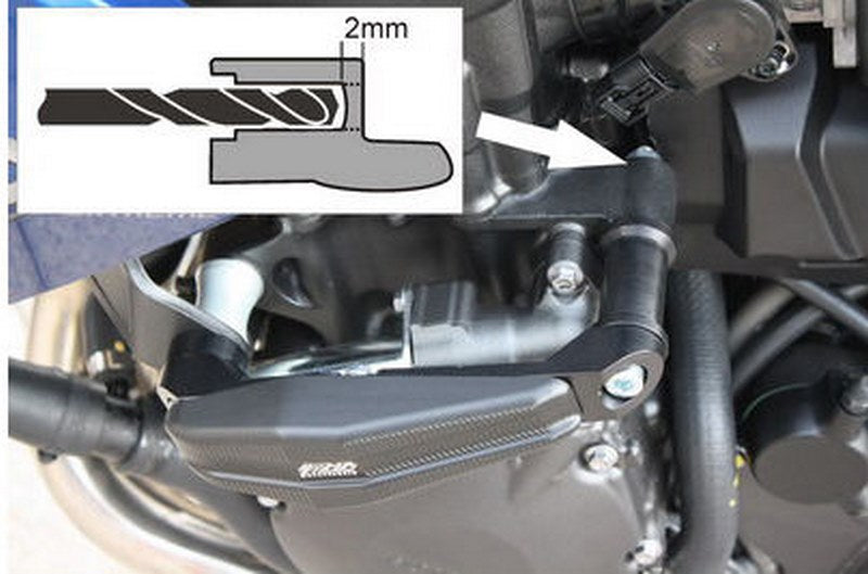 GSGモトテクニック クラッシュパッドセット Streetline Honda CB 1000 R (2018-2020) | 1505025-H313-SH