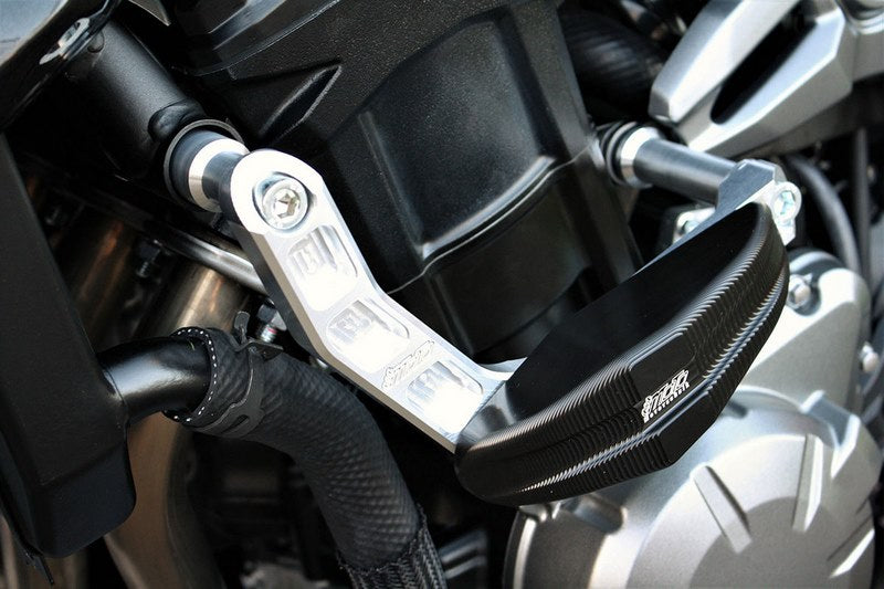GSGモトテクニック クラッシュパッドセット Streetline アダプター アルミ Kawasaki Z 900 (2017 -) | 1505040-K66