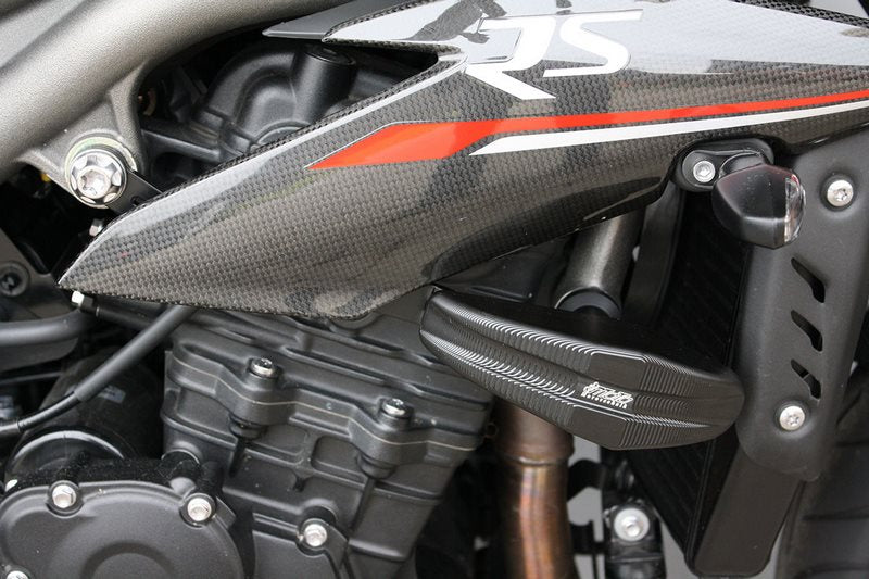 GSGモトテクニック クラッシュパッドセット Streetline Triumph Speed Triple 1050 S / 1050 R / 1050 RS (2016-2020) | 1505040-T33-SH