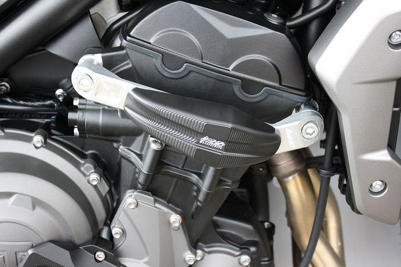 GSGモトテクニック クラッシュパッドセット Streetline マウンティングキット ブラックアノダイズド Triumph Trident 660 (2021 -) | 1505040-T37-SH