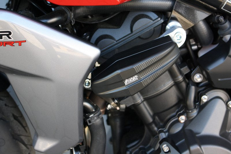 GSGモトテクニック クラッシュパッドセット Streetline アルミ Triumph Tiger 660 Sport (2022 -) | 1505040-T40