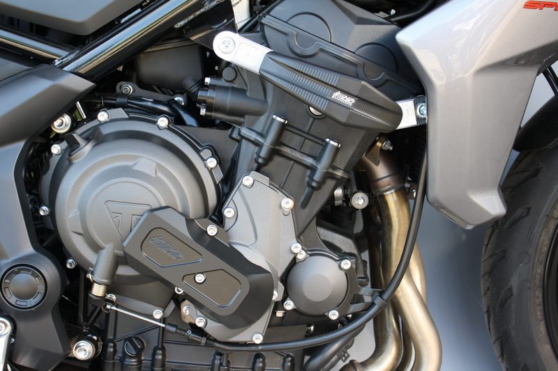 GSGモトテクニック クラッシュパッドセット Streetline アルミ Triumph Tiger 660 Sport (2022 -) | 1505040-T40