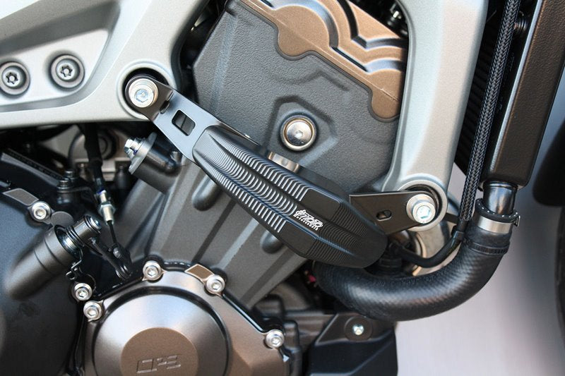 GSGモトテクニック クラッシュパッドセット Streetline Yamaha MT-09 / MT-09 Street Rally (2013-2016) | 1505040-Y43-SH
