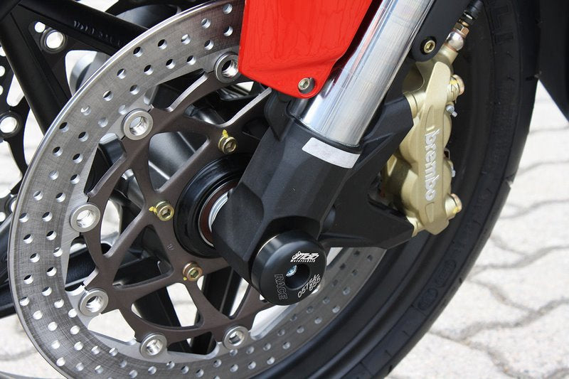 GSGモトテクニック クラッシュパッドセット (フロントホール用) オレンジ MV-Agusta Brutale 910 | 22E-23E-49E-E