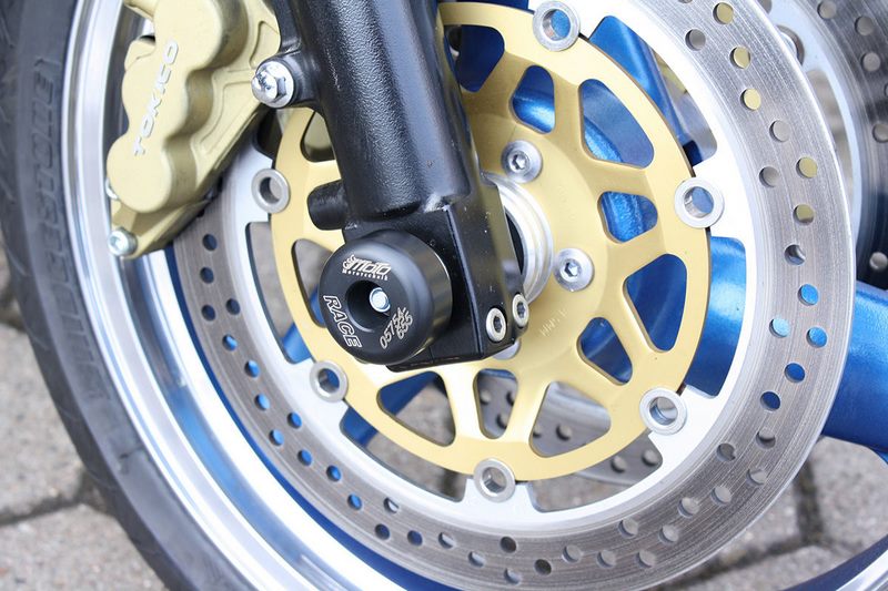 GSGモトテクニック クラッシュパッドセット (フロントホール用) Kawasaki ZRX 1100 / 1200 | 35-40-300