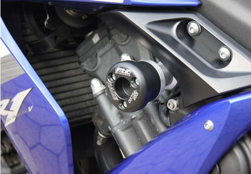 GSGモトテクニック クラッシュパッドセット アダプター アルミ Yamaha YZF 1000 R1 (2004-2006) | 40493-Y26