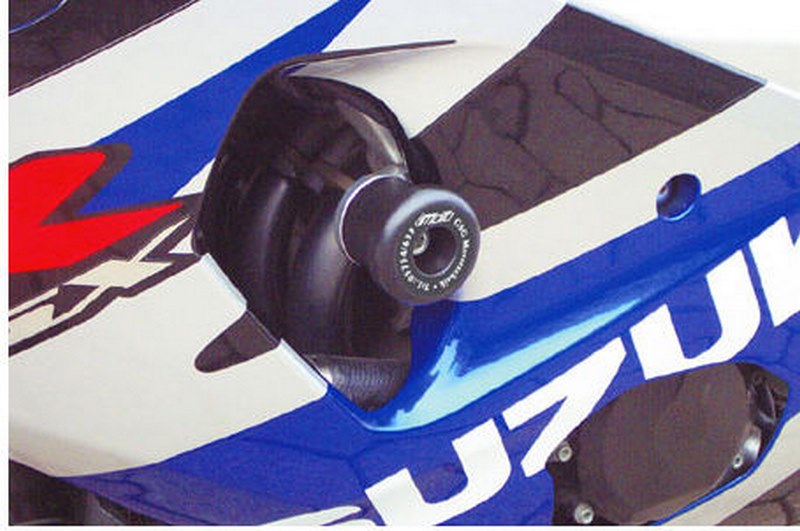 GSGモトテクニック クラッシュパッドセット Suzuki GSX-R 1000 (2001-2002) mounting on carrier plate | 404949-S210