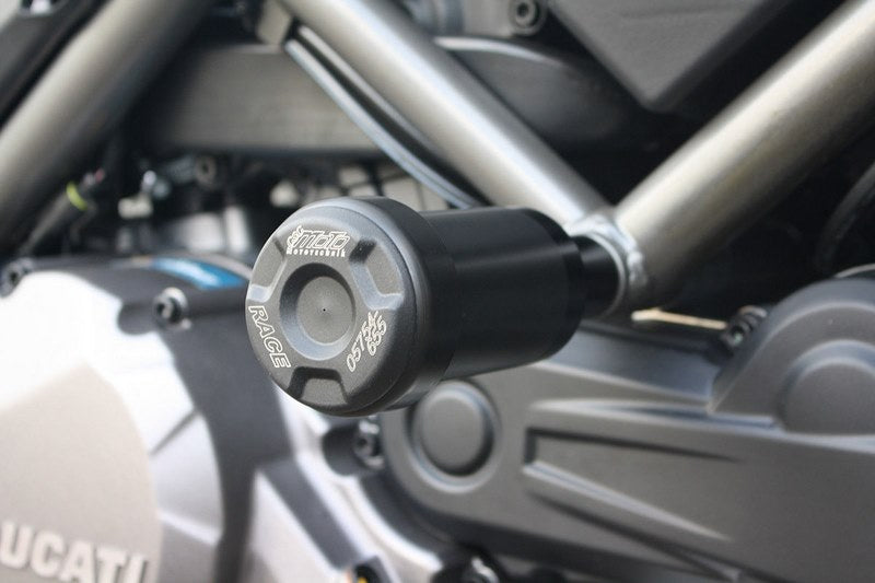 GSGモトテクニック クラッシュパッドセット アダプター アルミ ブラックアノダイズド Ducati ムルティストラーダ 1260 / S (2018 -) | 4585493-D32-SH