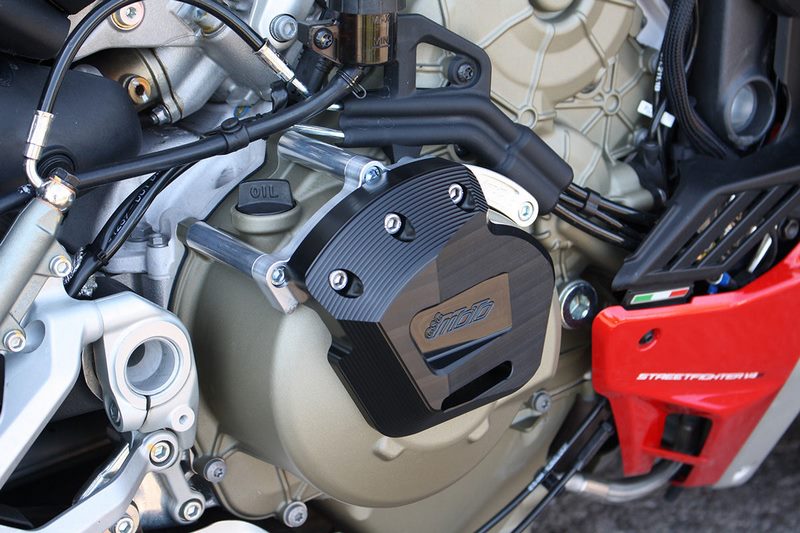 GSGモトテクニック クラッシュパッドセット プレート 右側 アルブラッシュ Ducati ストリートファイター V4 / V4 S (2020 -) Motorschutz | 5040-D37