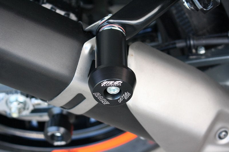 GSGモトテクニック クラッシュパッドセット サイレンサープロテクション KTM Duke 125 (2017 -) | 75320-KM10FA